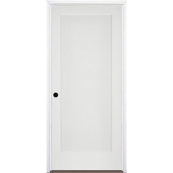 Codel Doors 36"x80"x1-3/4" Primed 1-Panel Int Flat Panel w/Ovolo Bead 20min Fire Rated 7-1/4" RH Prehung Door 3068134PRI802020MRH1DB714 - main